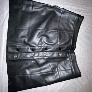 For The Republic Black A-Line Skirt